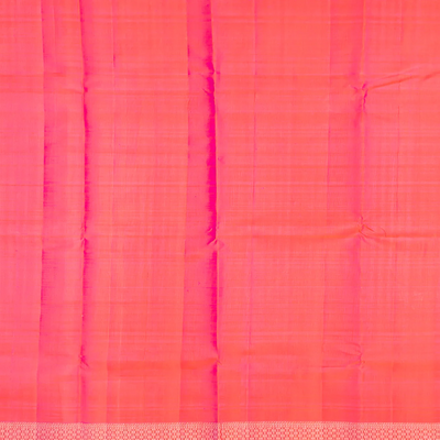 Purple Handloom Kanchipuram Silk Saree With Gandaberunda Motifs-Purple