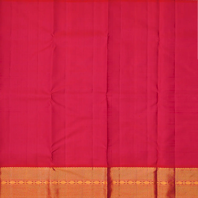 Lavender Handloom Kanchipuram Korvai Silk Saree With Buttas-Lavander
