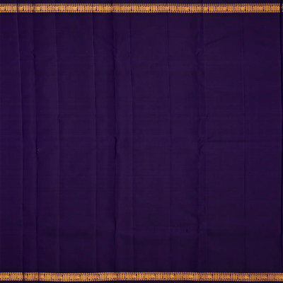 Light Peach Handloom Kanchipuram Korvai Silk Saree With Checks & Buttas-Light Peach