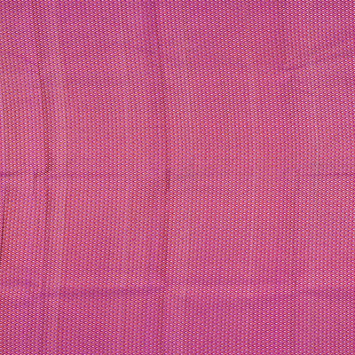 Lavender Handloom Kanchipuram Silk Saree With Buttas & Stripes-Lavander