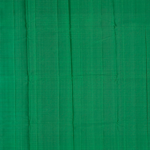 Crimson Handloom Kanchipuram Silk Saree With Annam Buttas & Checks-Crimson