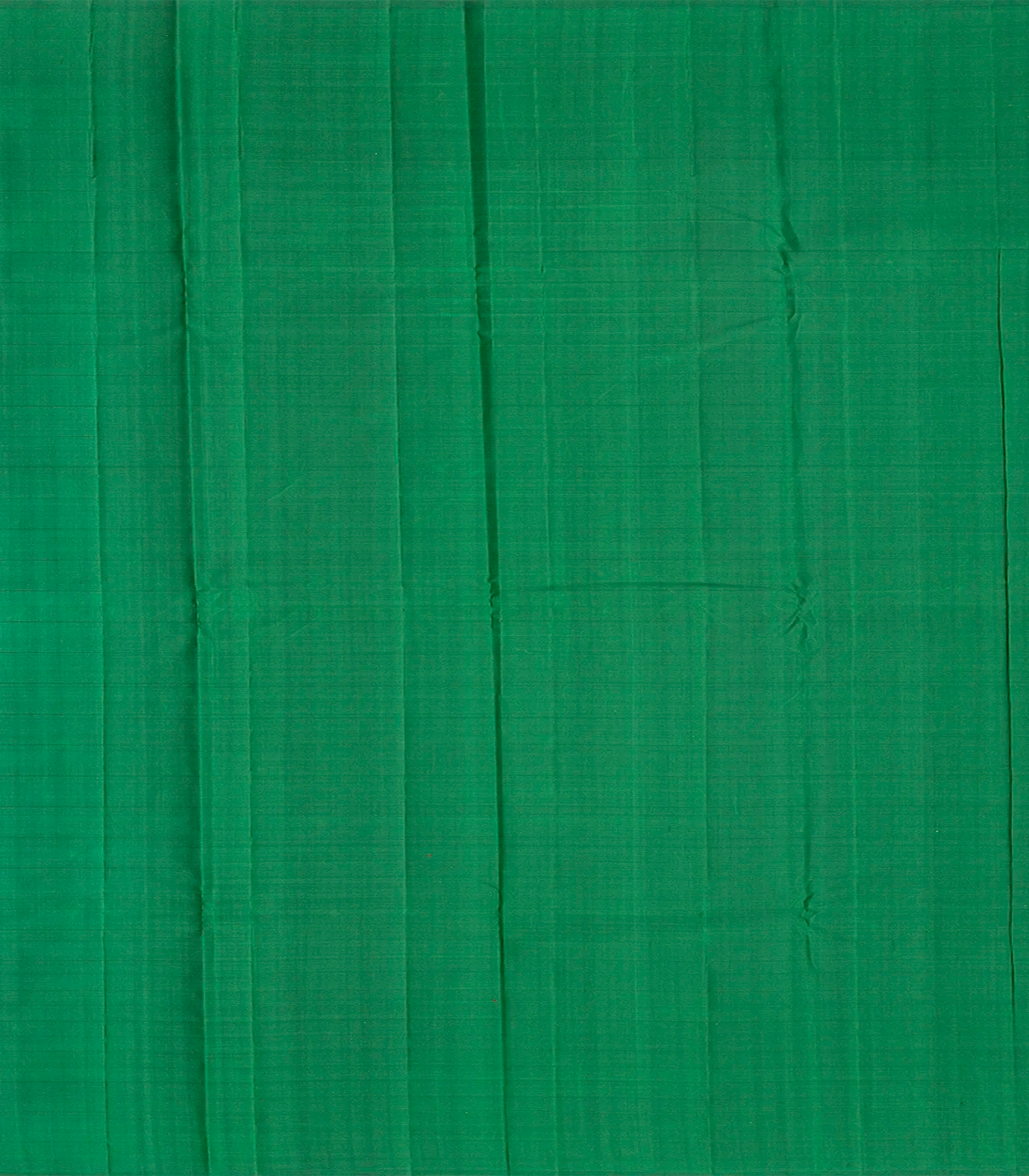 Crimson Handloom Kanchipuram Silk Saree With Annam Buttas & Checks-Crimson