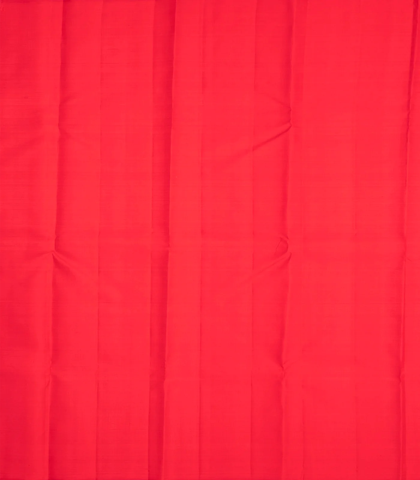 Red Handloom Kanchipuram Partley Silk Saree With Square Buttas-Red