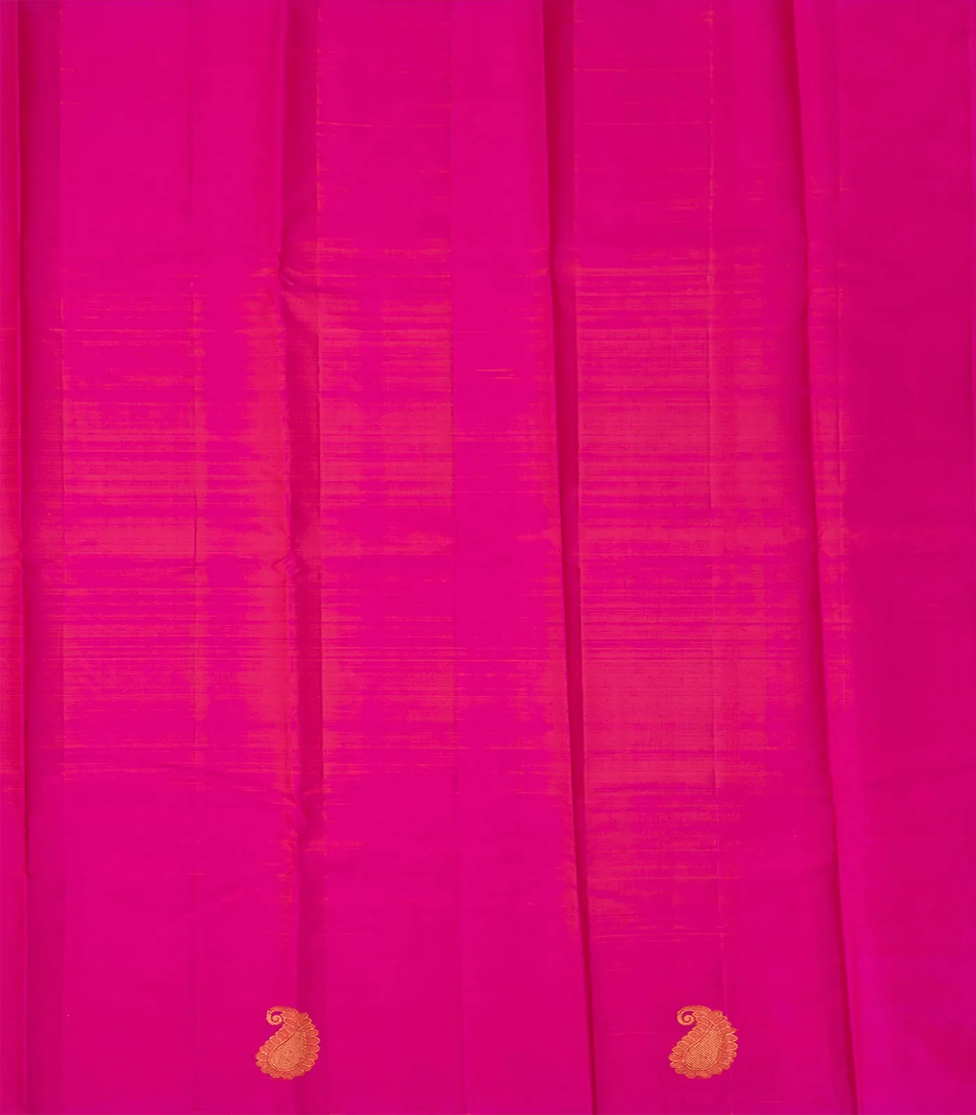 Baby Pink Handloom Kanchipuram Payadi Silk Saree With Mango Buttas-Baby Pink