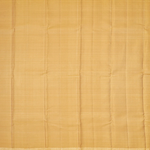 Red Handloom Kanchipuram Silk Saree With Stripes-Red