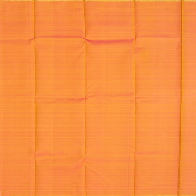 Yellow Handloom Kanchipuram Silk Saree With Meena Kamalam Motifs-Yellow