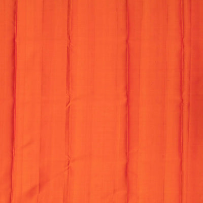 Maroon Handloom Kanchipuram Silk Saree With Annam Motifs In Border-Maroon