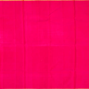 Maroon Handloom Kanchipuram Silk Saree With Floral Buttas-Maroon