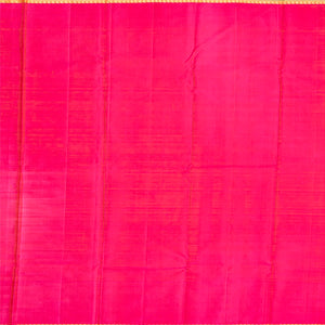Maroon Handloom Kanchipuram Silk Saree With Flower Buttas-Maroon