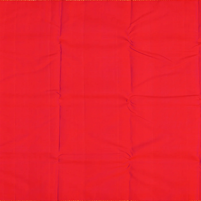 Magenta Handloom Kanchipuram Silk Saree With Floral Motifs -Magenta