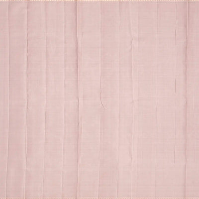 Lavender Handloom Kanchipuram Silk Saree With Bird Vine Motifs-Lavander