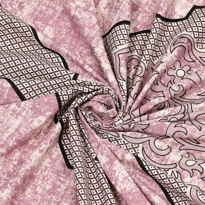 Divine Yantra Blush Harmony Pure Cotton King Size Bedsheet