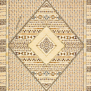 Golden Infinite Prosperity Pure Cotton King Size Bedsheet