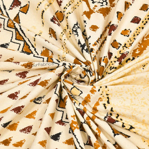 Golden Infinite Prosperity Pure Cotton King Size Bedsheet