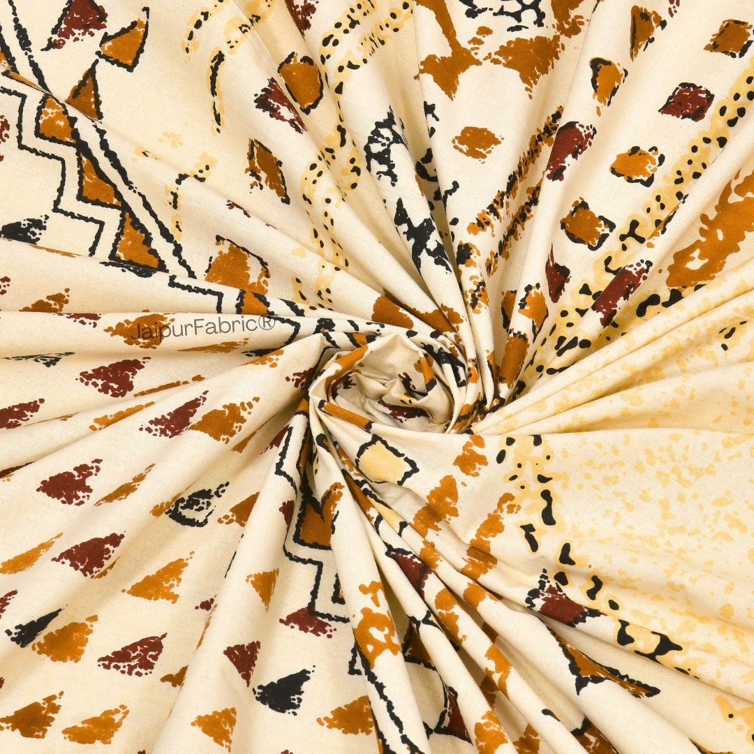 Golden Infinite Prosperity Pure Cotton King Size Bedsheet