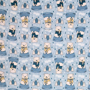 Artist of the Future Icy Blue Soft Cotton Kids Bed Sheet