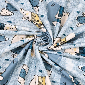 Artist of the Future Icy Blue Soft Cotton Kids Bed Sheet