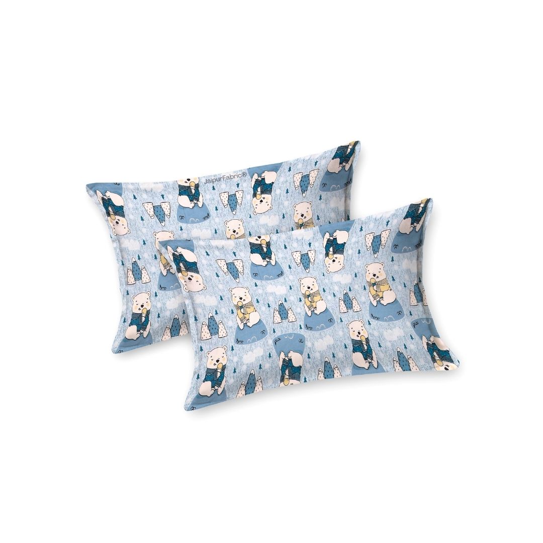 Artist of the Future Icy Blue Soft Cotton Kids Bed Sheet
