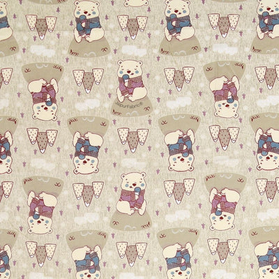 Artist of the Future Light Beige Soft Cotton Kids Bed Sheet