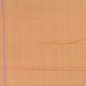 Cardamom Green Handloom Organic Kanchi Cotton Saree With Stripes-Cardamom Green