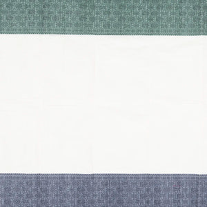 White Handloom Kanchi Cotton Saree With Annam Motifs In Ganga Jamuna Border-White