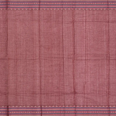 Maroon Handloom Kanchi Cotton Saree With Gandaberunda Buttas-Maroon