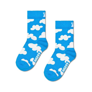 Happy Socks Unisex Cloudy Crew Length Socks for Kids