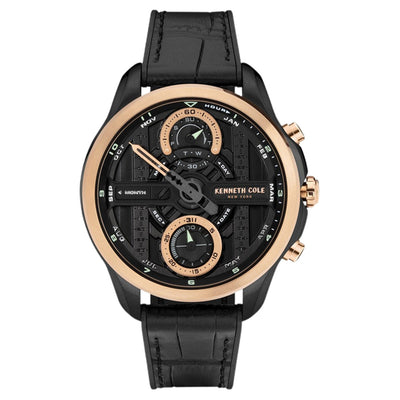 Kenneth Cole Analog Black Dial Men 44mm