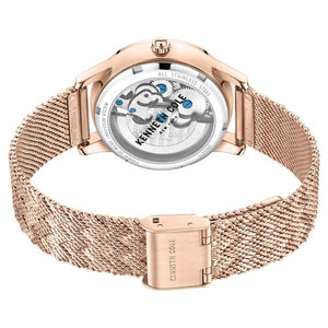 Kenneth Cole Automatic Rose Gold Dial Women 36mm
