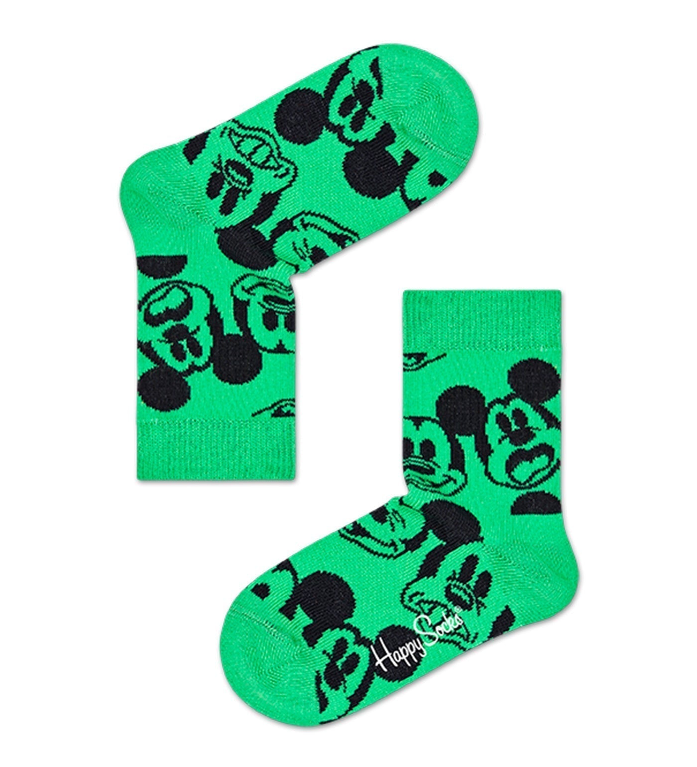 Happy Socks Unisex Disney Face It Mickey Crew Length Socks for Kids