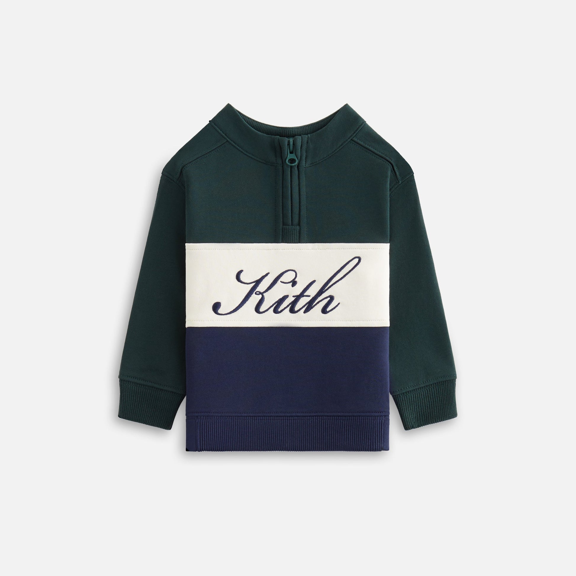 Kith Baby Color-Blocked Hunter Quarter Zip - Nocturnal
