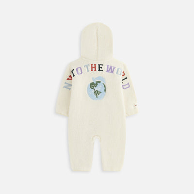 Kith Baby New York to the World Sherpa Coverall - Silk