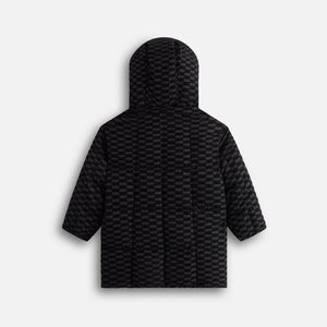 Kith Kids Flocked Puffer Coat - Black