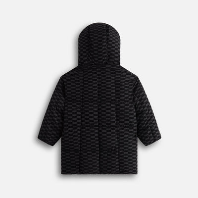 Kith Kids Flocked Puffer Coat - Black