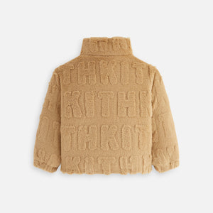 Kith Kids Monogram Faux Fur Lloyd Jacket - Shea