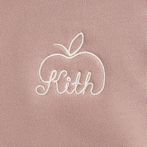 Kith Kids Cropped Crewneck - Dusty Mauve