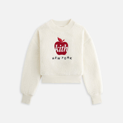 Kith Kids Empire State Sherpa Crewneck - Silk