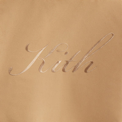 Kith Women Nylas Microsuede Zip Hooded Bomber - Birch