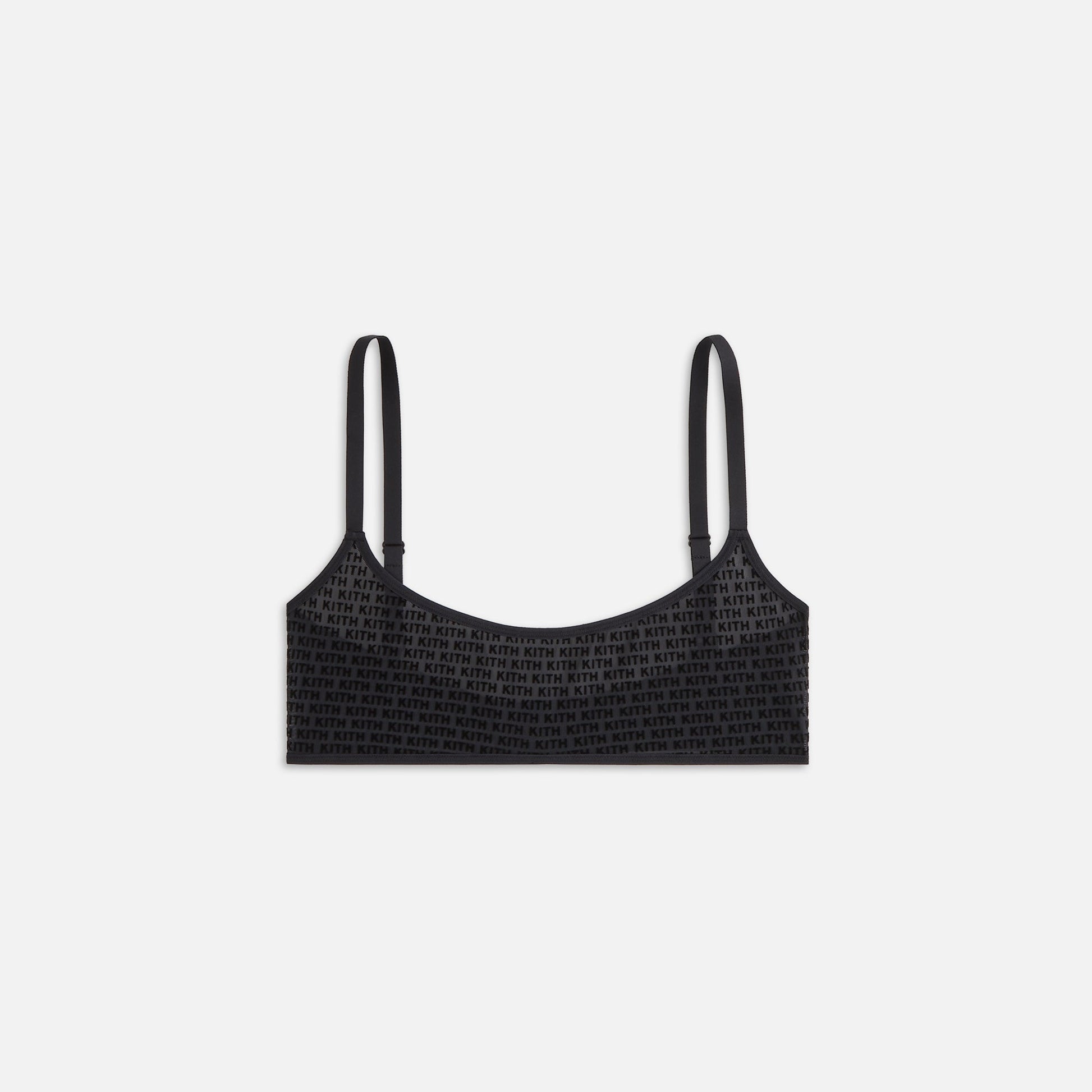 Kith Women Mesh Balconette Bralette - Black