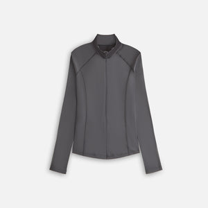 Kith Women Alida Stretch Satin Zip Top - Void