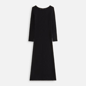 Kith Women Bailey Plush Lace Maxi Dress - Black