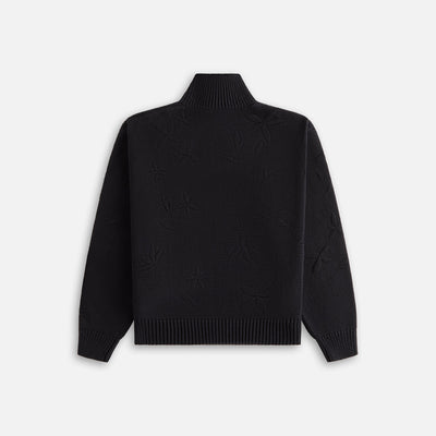 Kith Women Oversized Wyler Floral Full Zip Sweater - Black