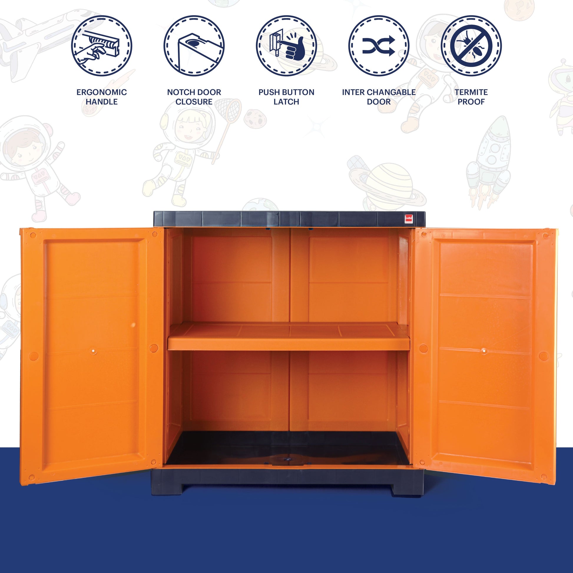 Mini Marvel Kids Cupboard