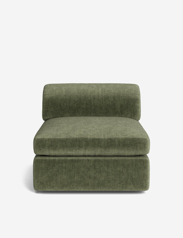 Moss Performance Striated Velvet