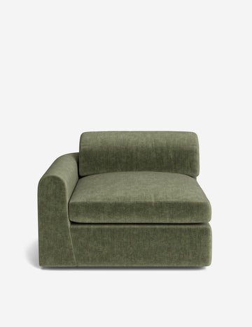 Moss Performance Striated Velvet