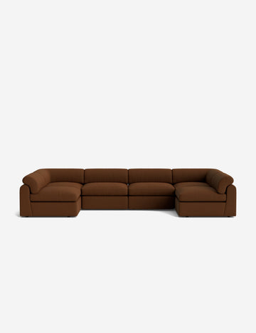 Chocolate Performance Linen