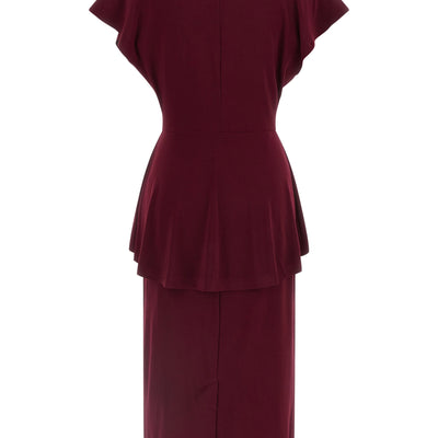 Norma Kamali Peplum Dress