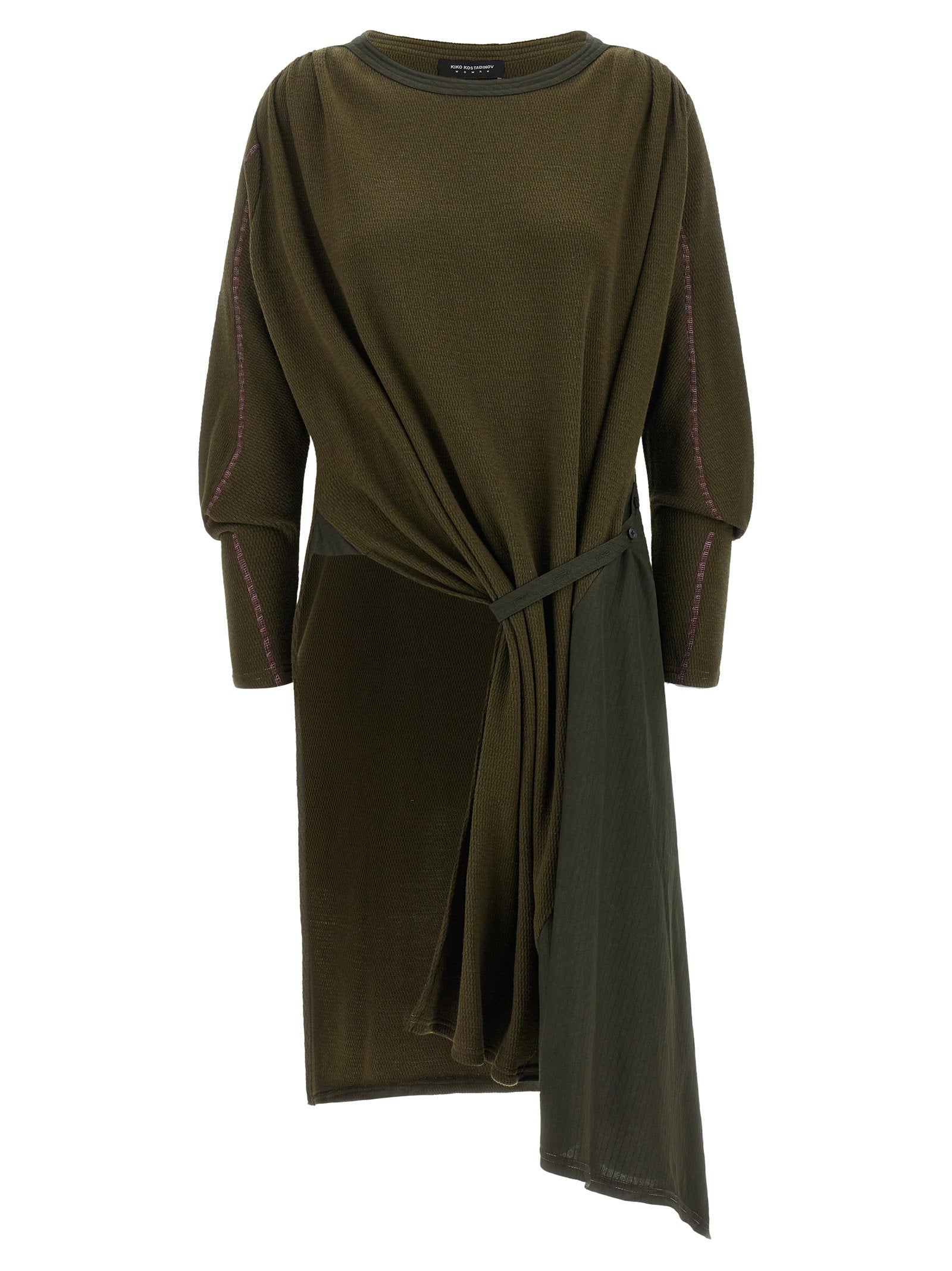 Kiko Kostadinov Edler Godet Dress