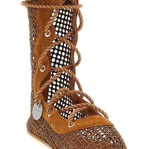 Kiko Kostadinov Reticella Ankle Boots