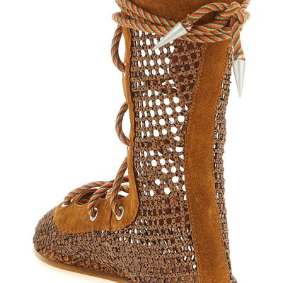 Kiko Kostadinov Reticella Ankle Boots